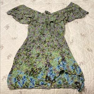 Angie Multicolor Floral Dress